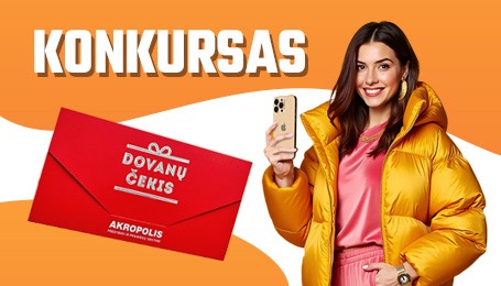 100 eurų dovanų kortelės konkursas